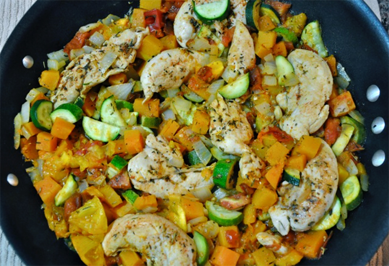 One Pot Chicken and Veggie Dinner - U First Fitness